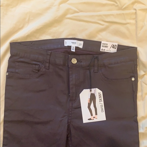 MANGO Coated Skinny Jeans - Picture 2 of 2